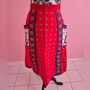 Vintage Long German Apron